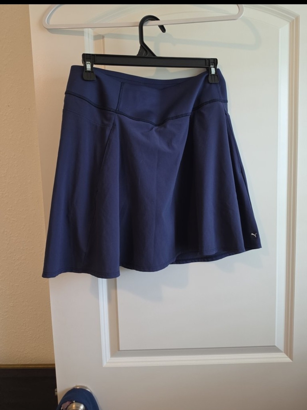 Puma Navy Blue Flared Athletic Skirt